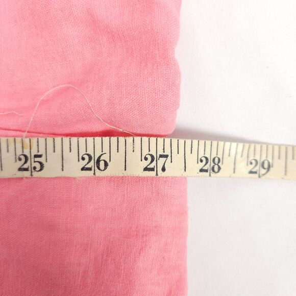 Vintage Mosaic Womens Size 16 Pink Linen Rayon Blend Sleeveless Button Down Vest - Picture 5 of 5